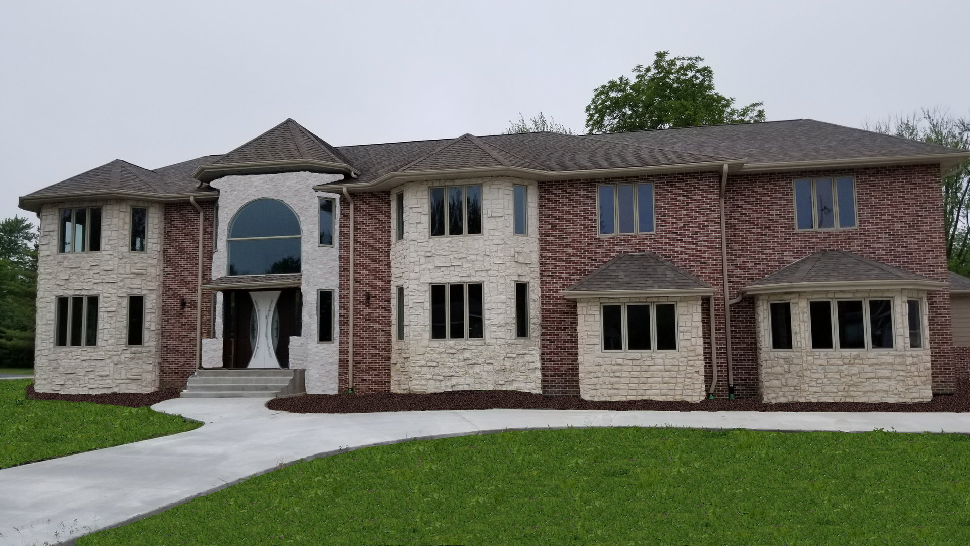 210 Cottonwood Road Northbrook, IL 60062 - Photo 1 of 47 a front view of a house with a yard