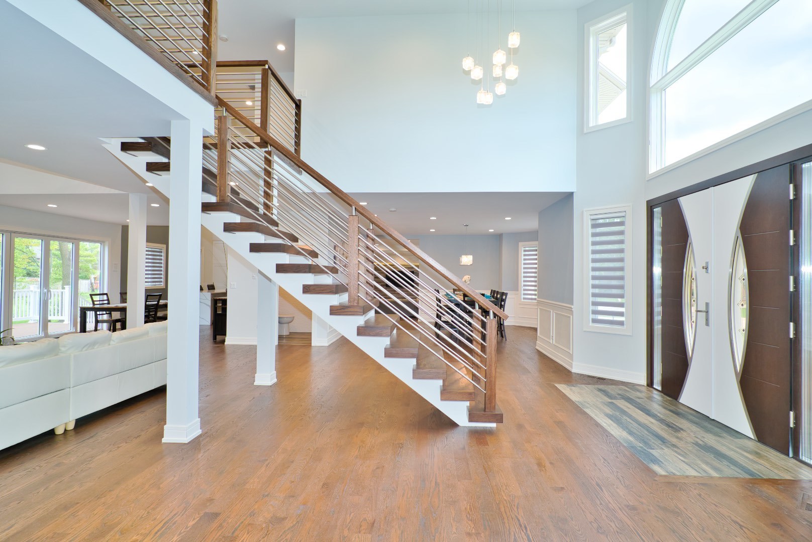 210 Cottonwood Road Northbrook, IL 60062 - Photo 21 of 47 a view of entryway and hall with wooden floor