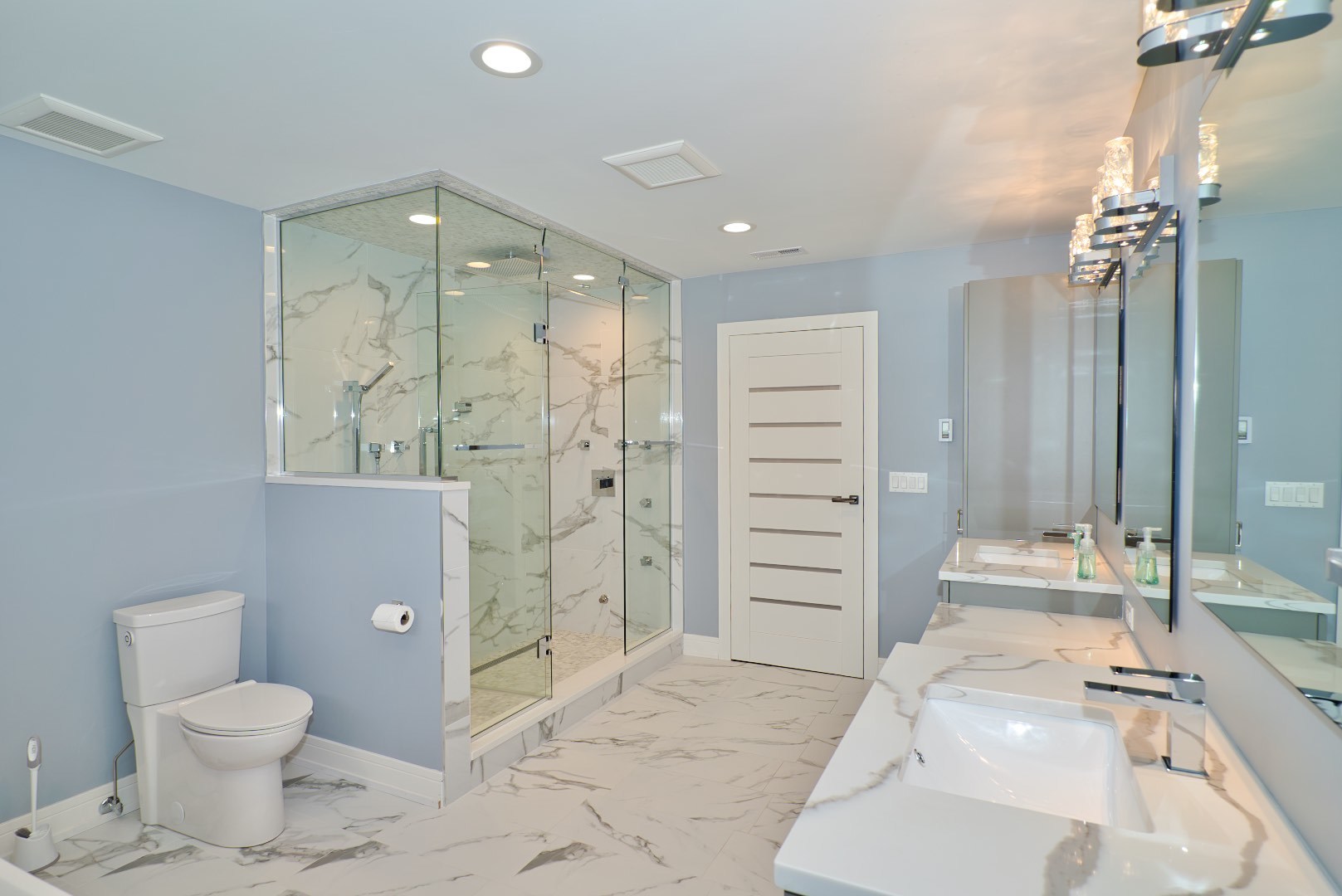 210 Cottonwood Road Northbrook, IL 60062 - Photo 33 of 47 a bathroom with a sink toilet and shower