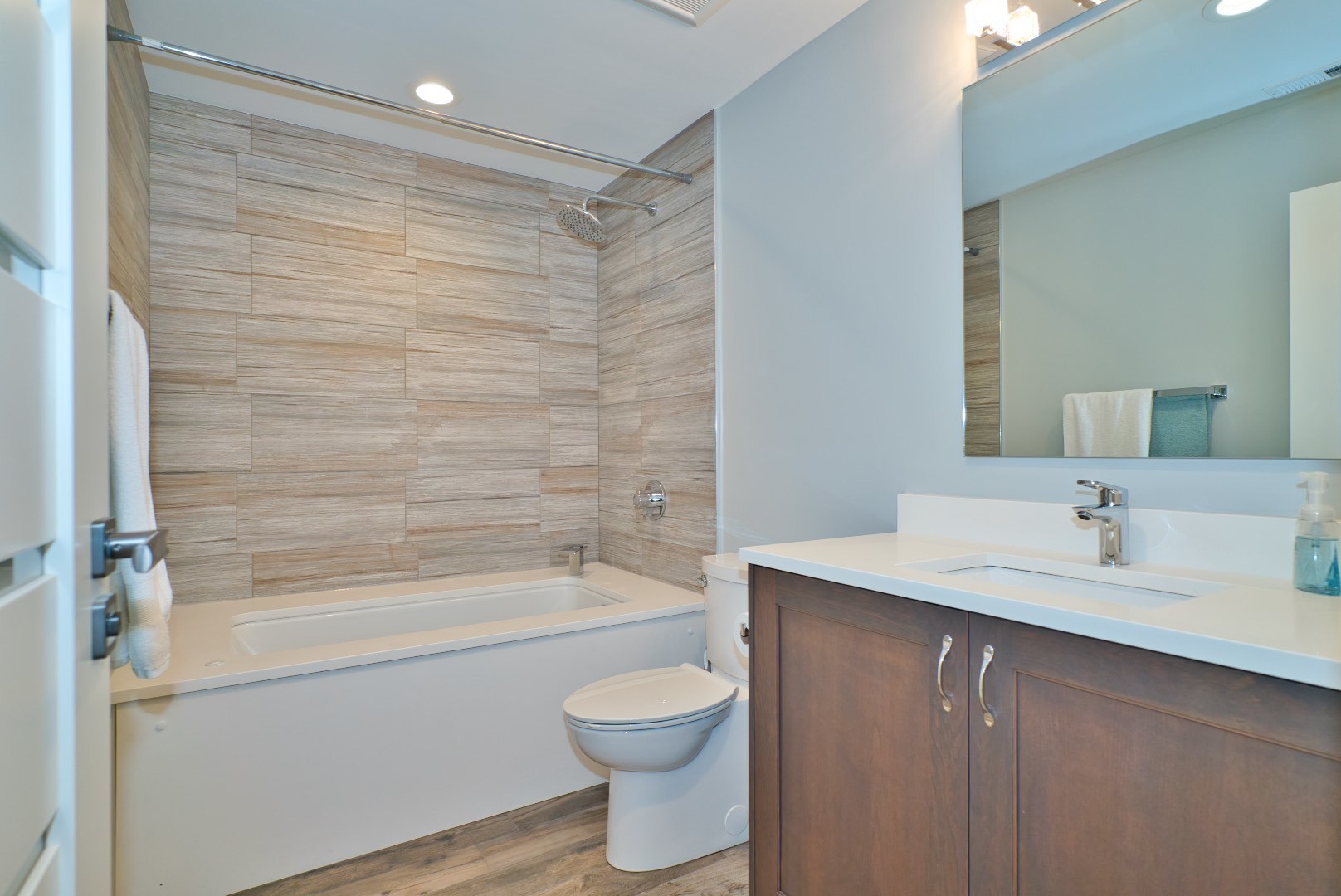 210 Cottonwood Road Northbrook, IL 60062 - Photo 38 of 47 a bathroom with a sink a toilet and shower