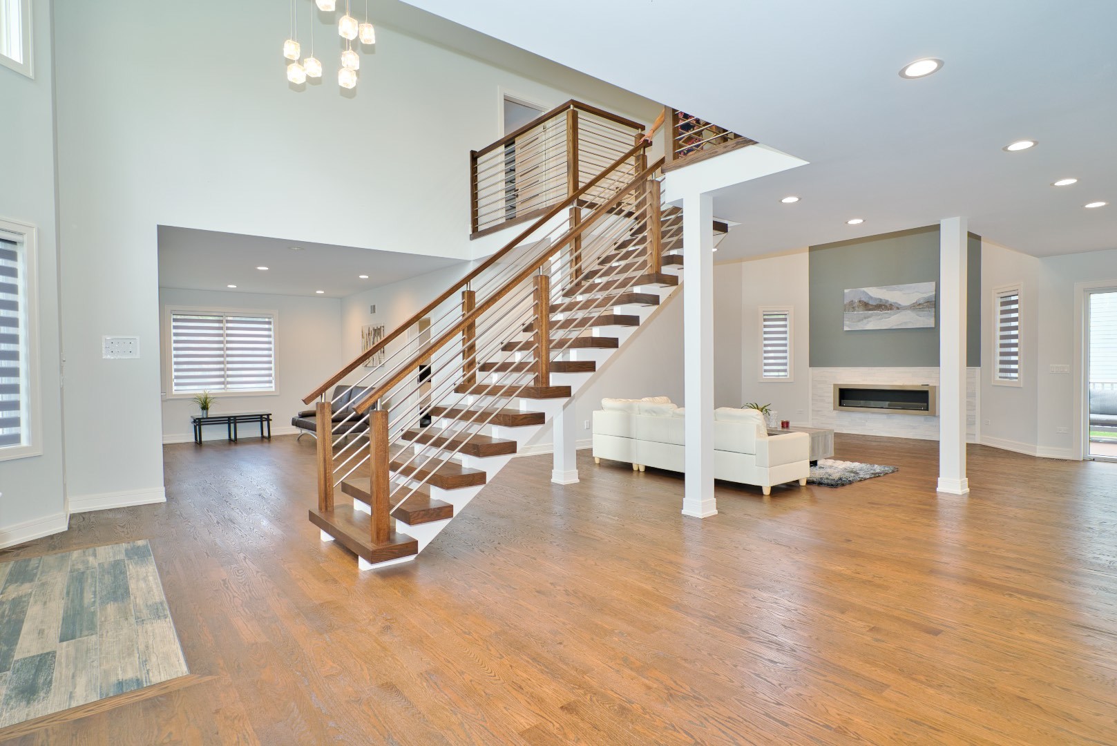 210 Cottonwood Road Northbrook, IL 60062 - Photo 5 of 47 a view of entryway and hall with wooden floor
