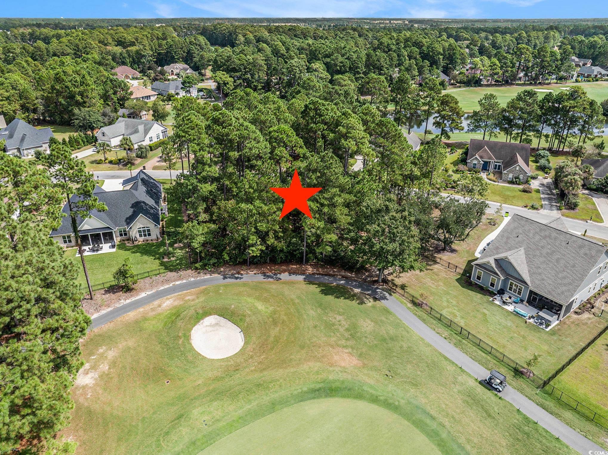 4036 Girvan Drive Myrtle Beach, SC 29579 - Photo 11 of 38 Golf course side of 4036 Girvan Drive