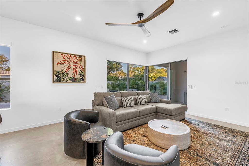 2305 Temple Street Sarasota, FL 34239 - Photo 17 of 64 a living room with furniture and a large window