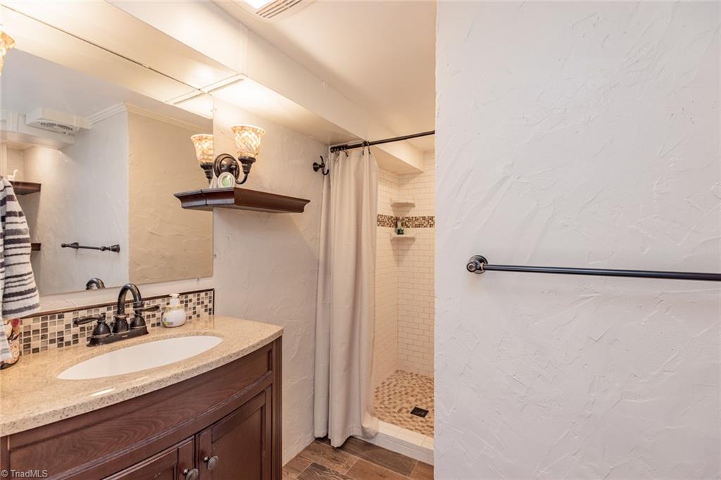 190 Victoria Street Elkin, NC 28621 - Photo 40 of 45 Tiled Walk In Shower!