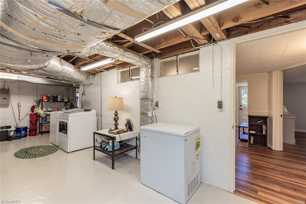 190 Victoria Street Elkin, NC 28621 - Photo 45 of 45 Laundry, and Utility Sink located in large storage space downstairs!