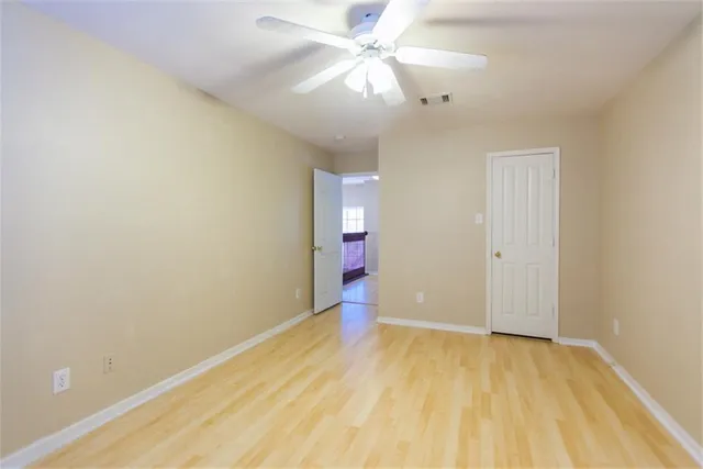 wooden floor in an empty room