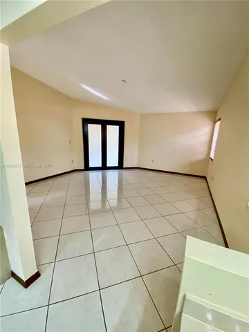 a view of an front door