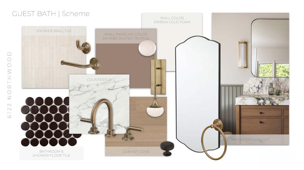 6123 Northwood Road Dallas, TX 75225 - Photo 23 of 30 a bathroom with a sink mirror and vanity