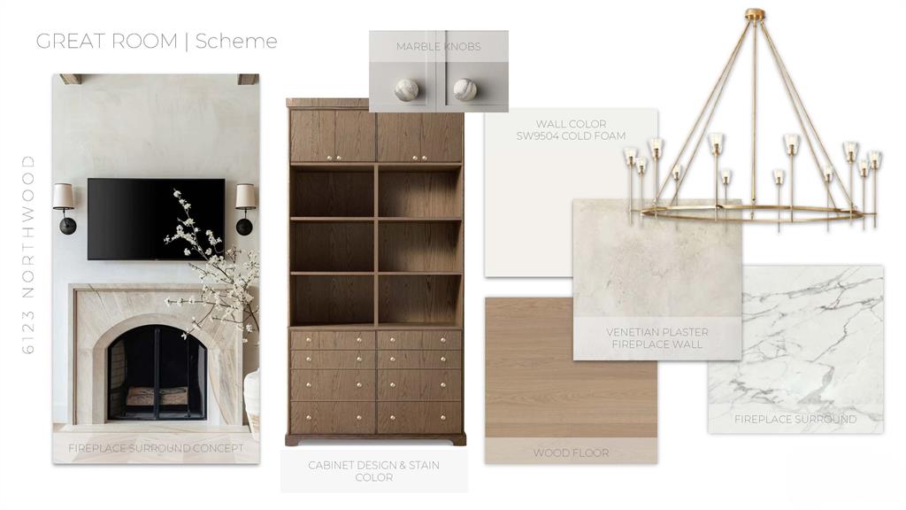 6123 Northwood Road Dallas, TX 75225 - Photo 6 of 30 a view of livingroom and fireplace with furniture