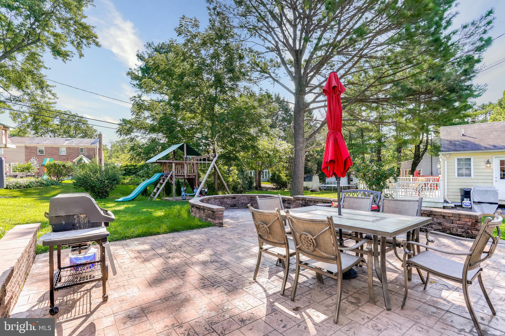 8209 Yarborough Road Baltimore, MD 21204 - Photo 31 of 33 Expansive Rear Yard w/ Patio & Beautiful Hardscape