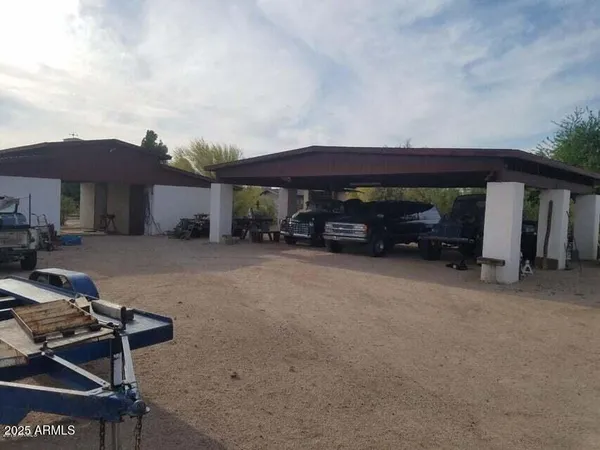 a car parked in front of house
