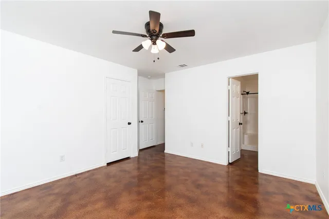 a view of an empty room