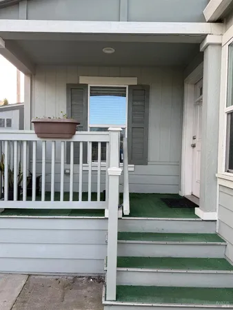 a view of a back yard of the house