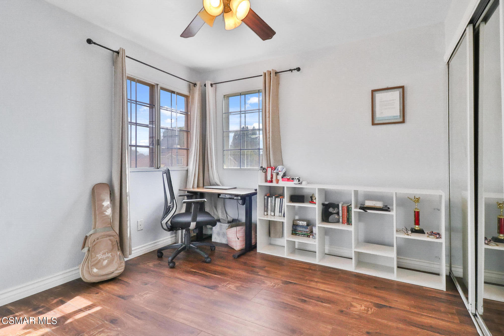 2598 Winthrop Court Simi Valley, CA 93065 - Photo 27 of 33 a view of a workspace with furniture and a window