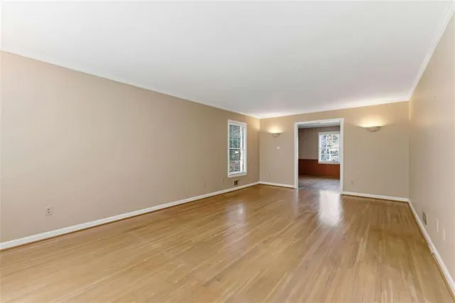 wooden floor in an empty room