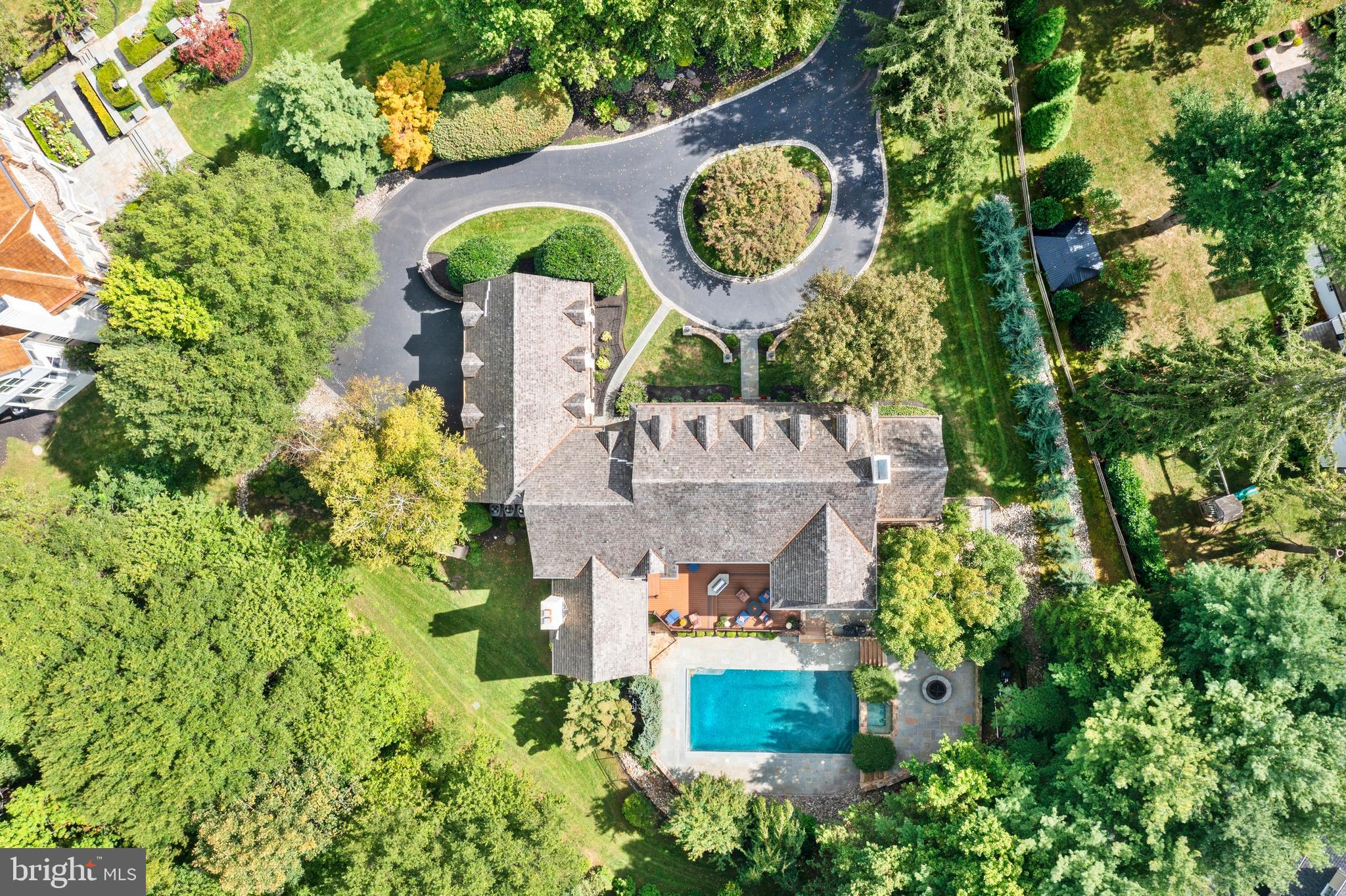 130 Abrahams Lane Wayne, PA 19087 - Photo 56 of 60 Aerial view