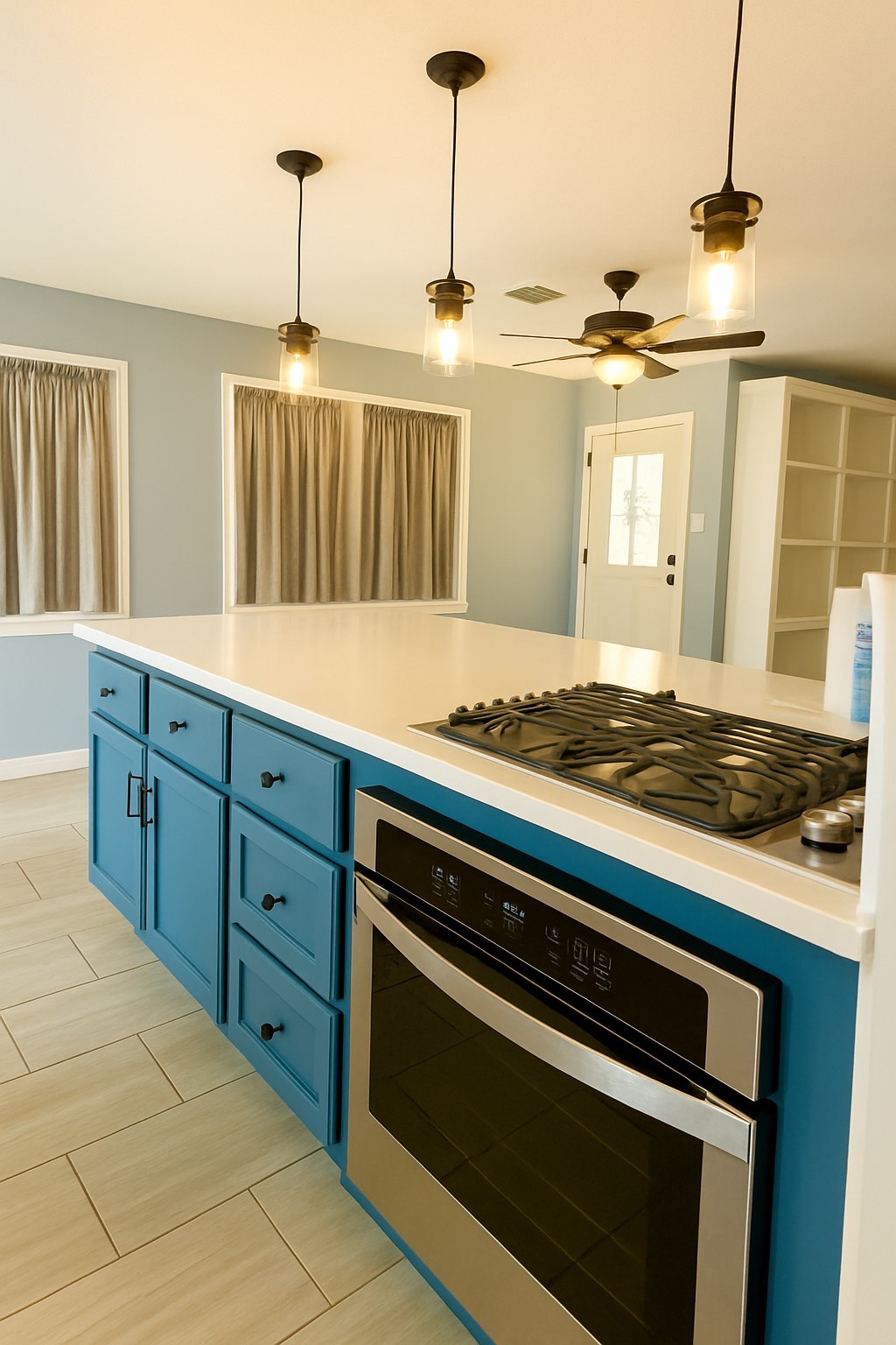 14107 Medora Street Houston, TX 77049 - Photo 6 of 10 Kitchen offers a spacious island with gas cooktop