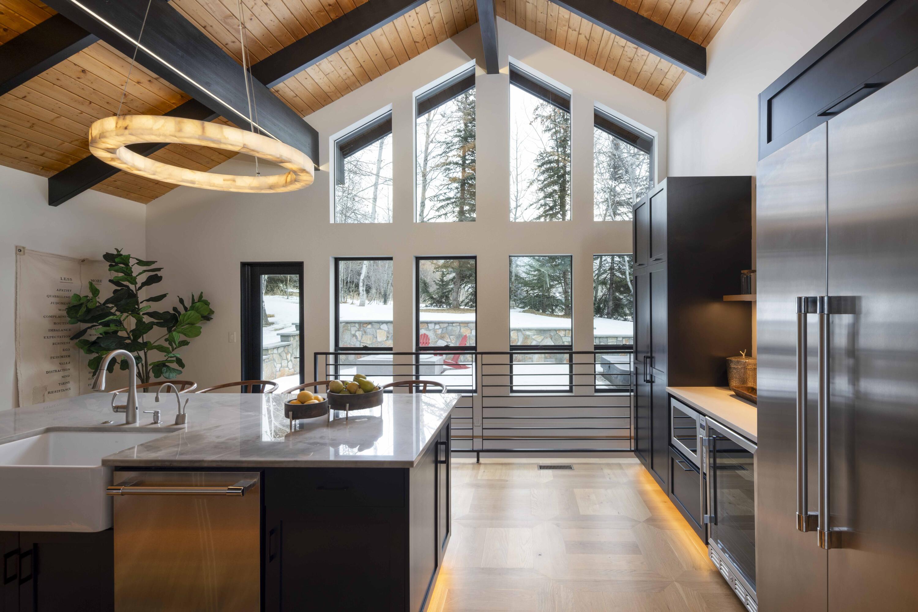 211 Camas Loop East Sun Valley, ID 83353 - Photo 16 of 23 Kitchen/ Back Deck