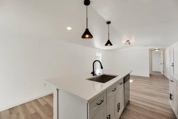 a view of an empty room