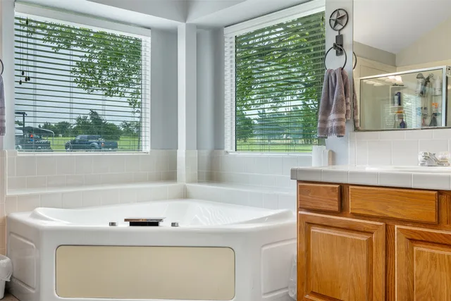 a bathroom with a sink and a bathtub