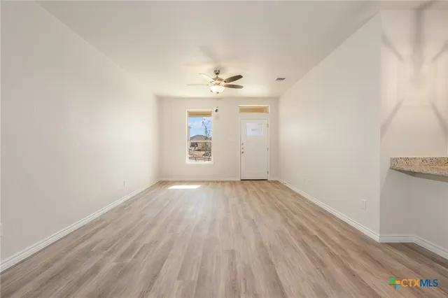 wooden floor in an empty room