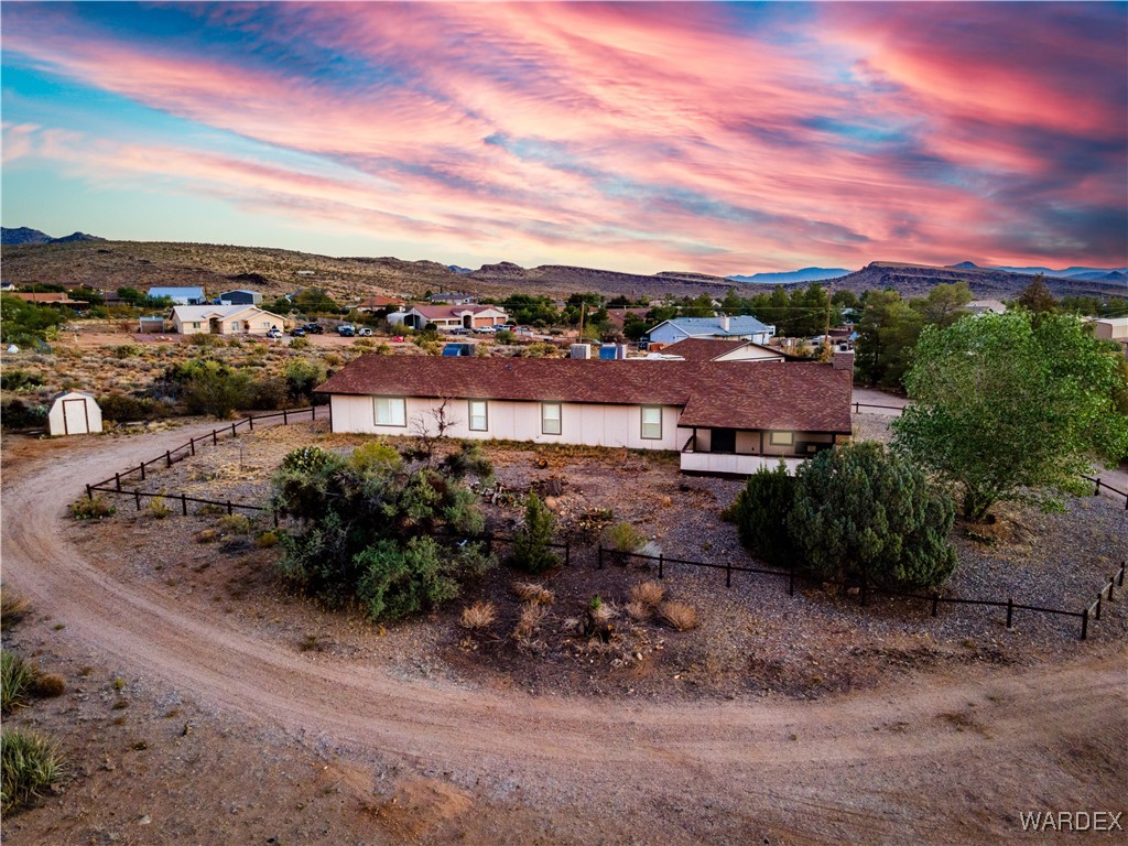 2063 East Sundown Road Kingman, AZ 86409 - Photo 39 of 40 Aerial view with a mountain view