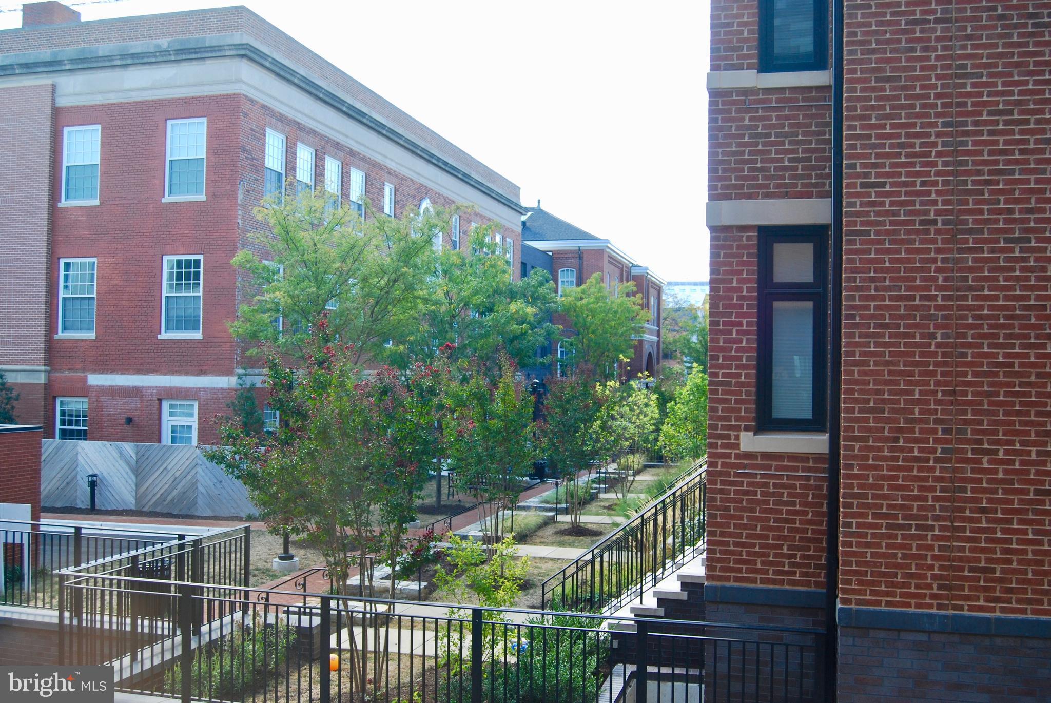 1307 D Street Southeast Washington, DC 20003 - Photo 17 of 69 View of community grounds from kitchen
