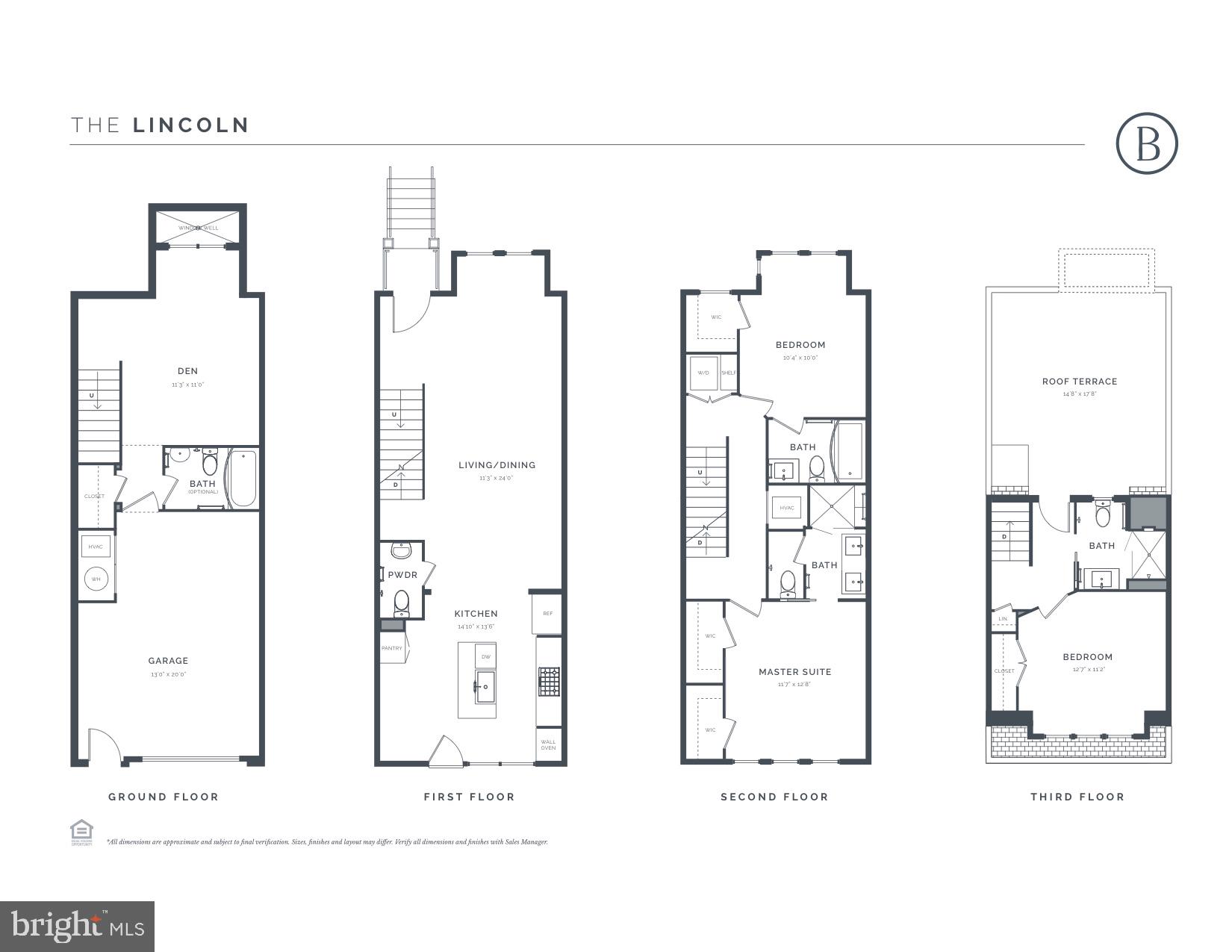 1307 D Street Southeast Washington, DC 20003 - Photo 68 of 69 Floor plan from the builder