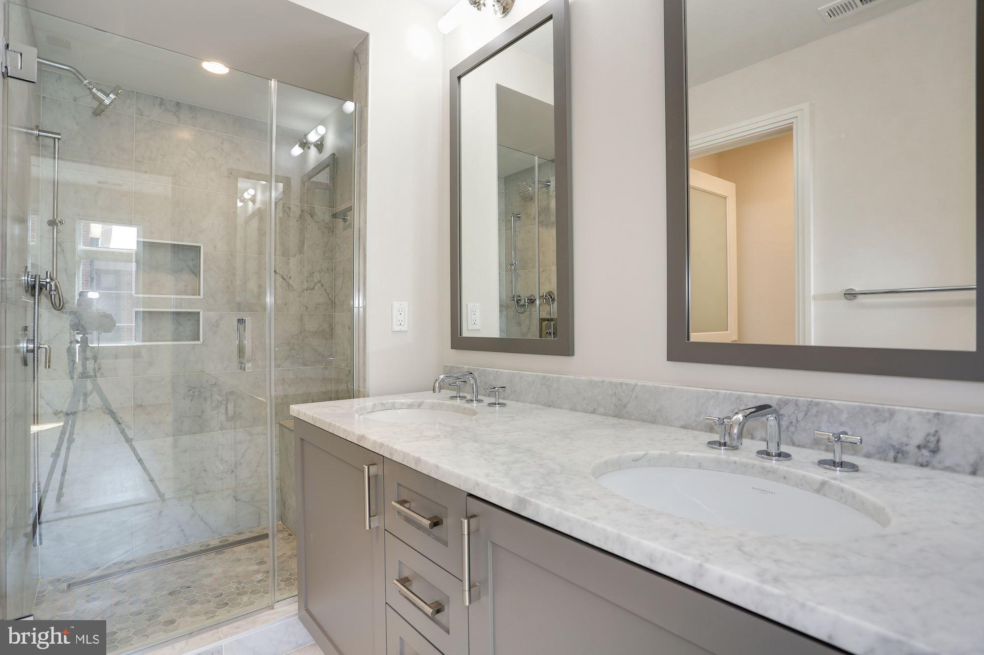 1307 D Street Southeast Washington, DC 20003 - Photo 25 of 69 Master bathroom - all marble