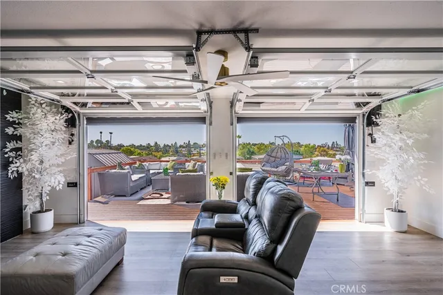 a front view of a house with entryway