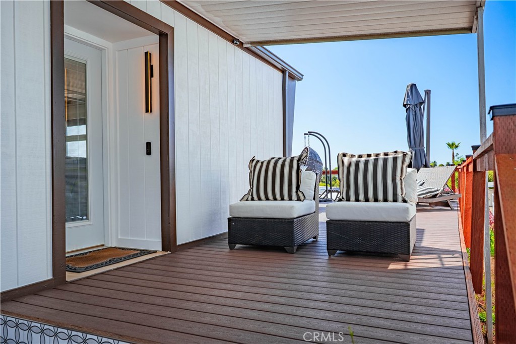 1120 East Mission Road, Unit 102 Fallbrook, CA 92028 - Photo 8 of 62 a view of balcony with seating space
