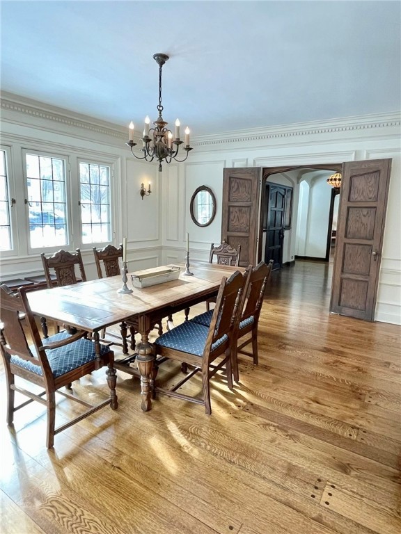 1170 East Avenue Rochester, NY 14607 - Photo 4 of 15 Sun filled formal dining room with dental molding
