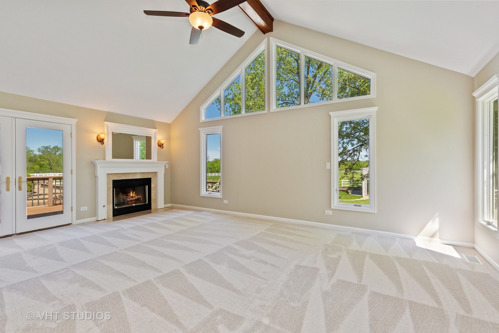 34W712 Country Club Road Wayne, IL 60184 - Photo 22 of 52 a view of an empty room with window and fire place