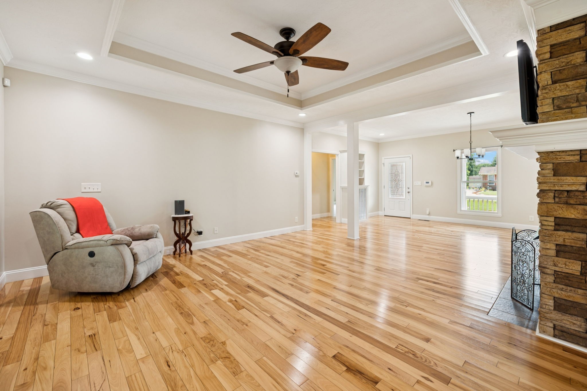 314 West Main Street Alexandria, TN 37012 - Photo 18 of 53 a living room with furniture and a wooden floor
