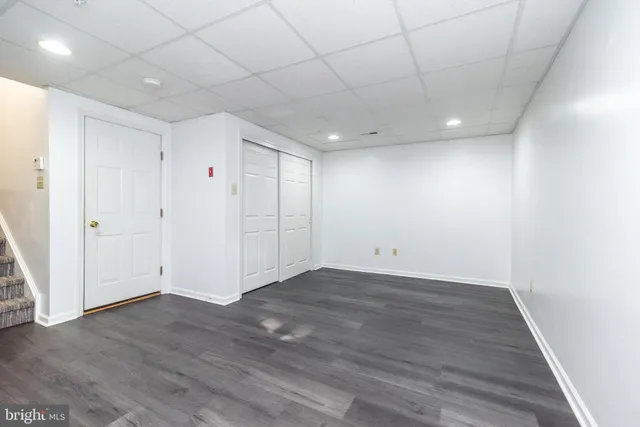 a view of an empty room