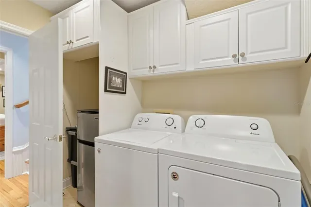 a view of an entryway with a lot of stuff