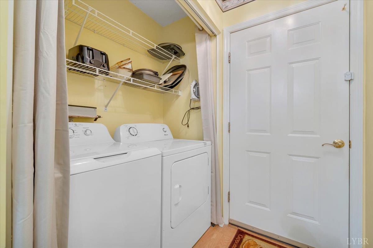 1124 Homeplace Road Bedford, VA 24523 - Photo 19 of 47 a utility room with dryer and washer