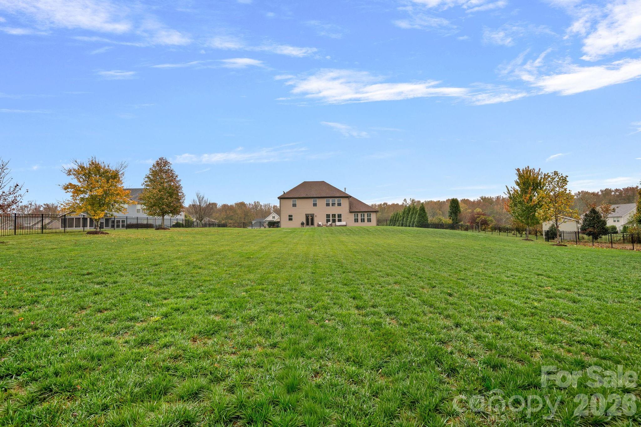 706 Blaise Court Matthews, NC 28104 - Photo 43 of 48 a view of a grassy field with an trees