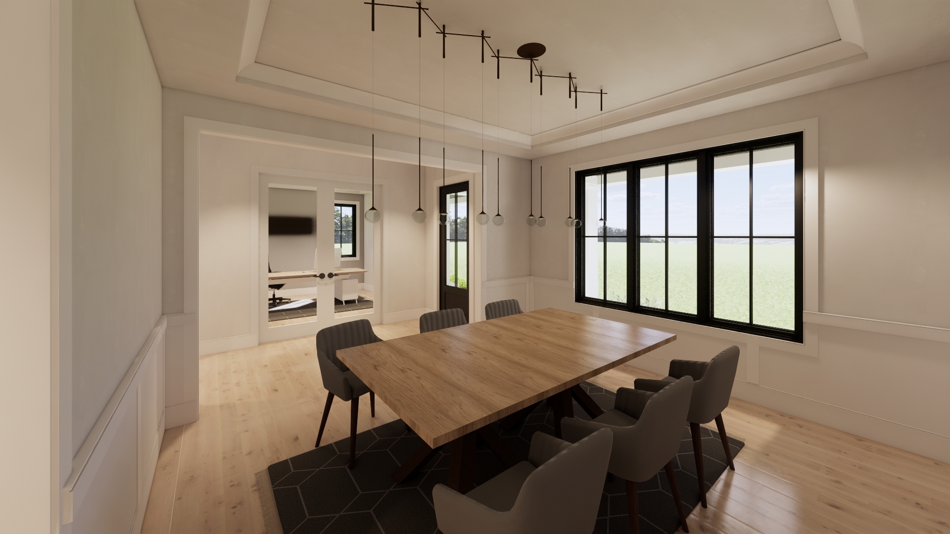937 Woodlawn Road Glenview, IL 60025 - Photo 9 of 21 a view of a dining room with furniture window and wooden floor