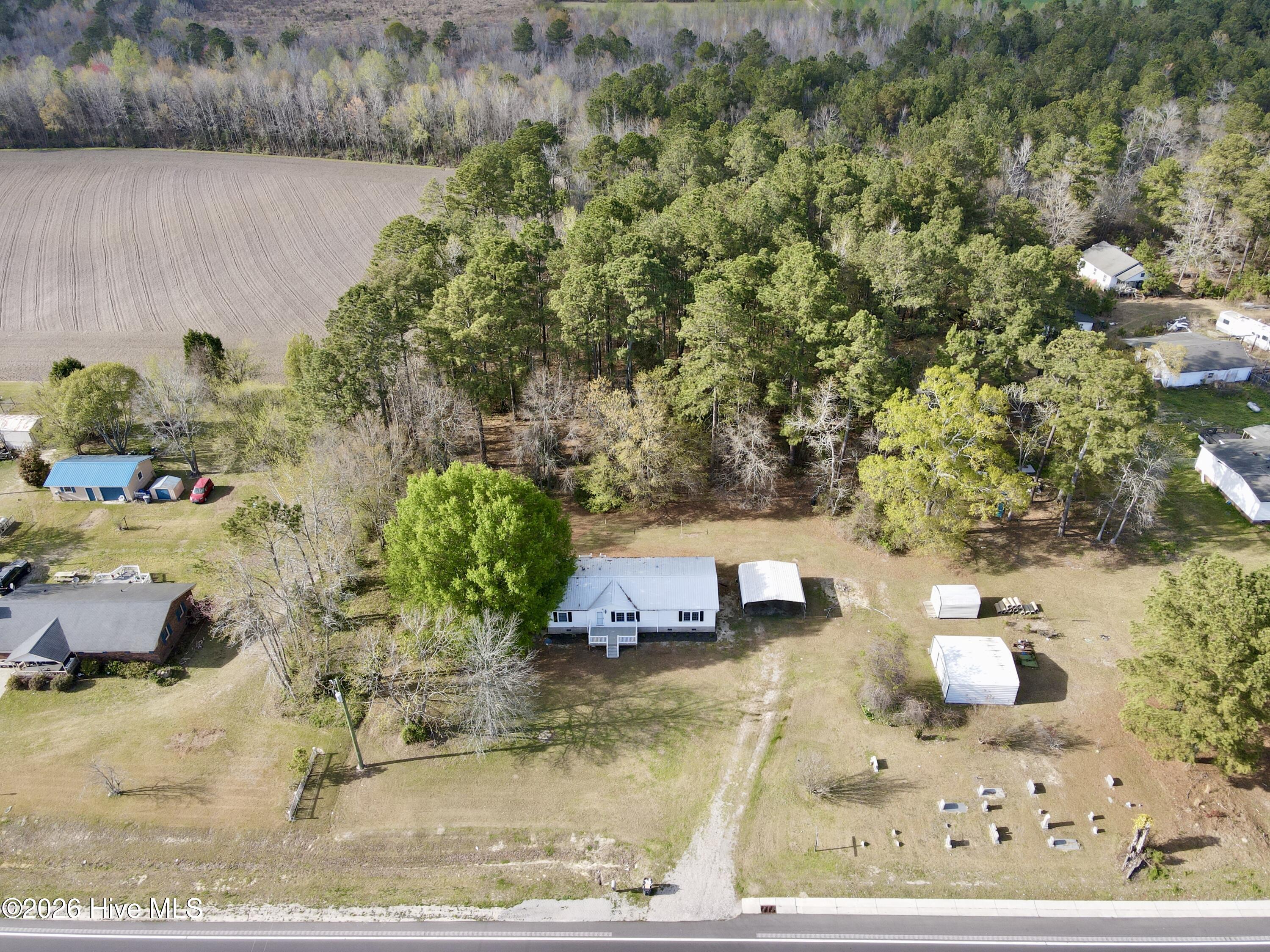 6484 Prison Camp Road Williamston, NC 27892 - Photo 14 of 56 Aerial View of property