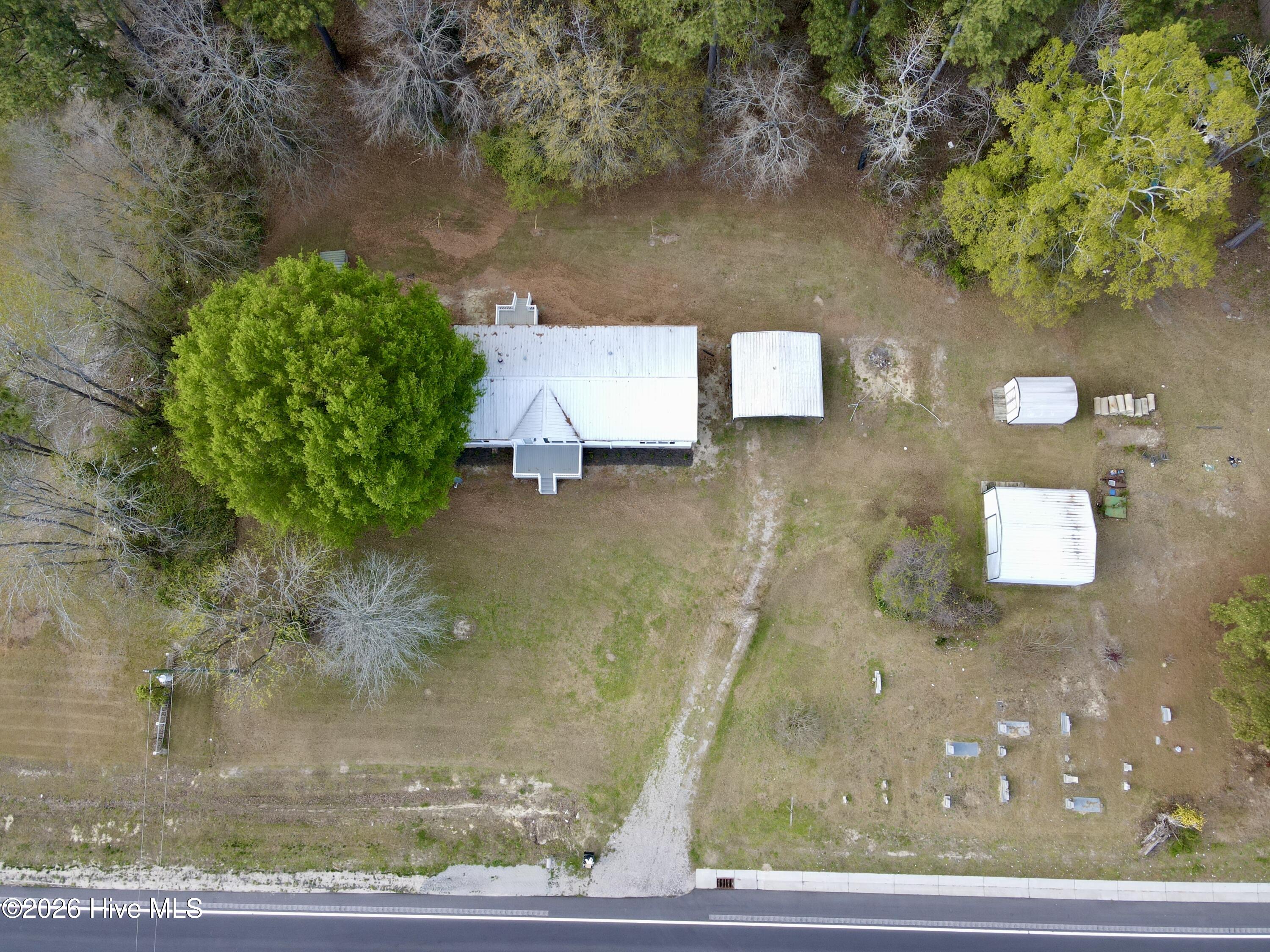 6484 Prison Camp Road Williamston, NC 27892 - Photo 15 of 56 Top aerial View