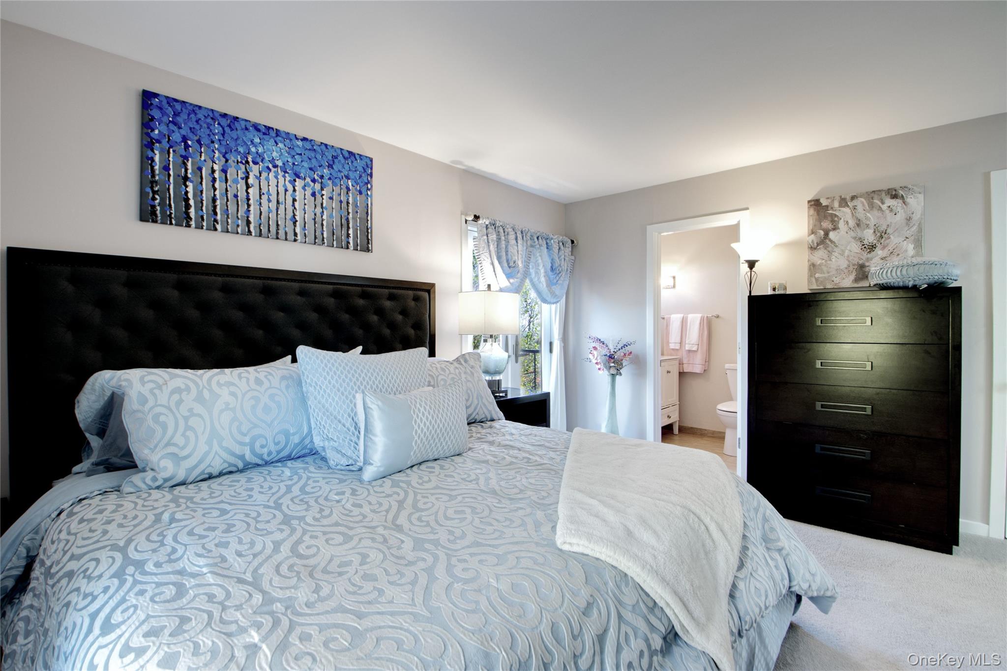 26 Summit Cir Drive Mahopac, NY 10541 - Photo 17 of 32 a bedroom with a bed and a painting on the wall