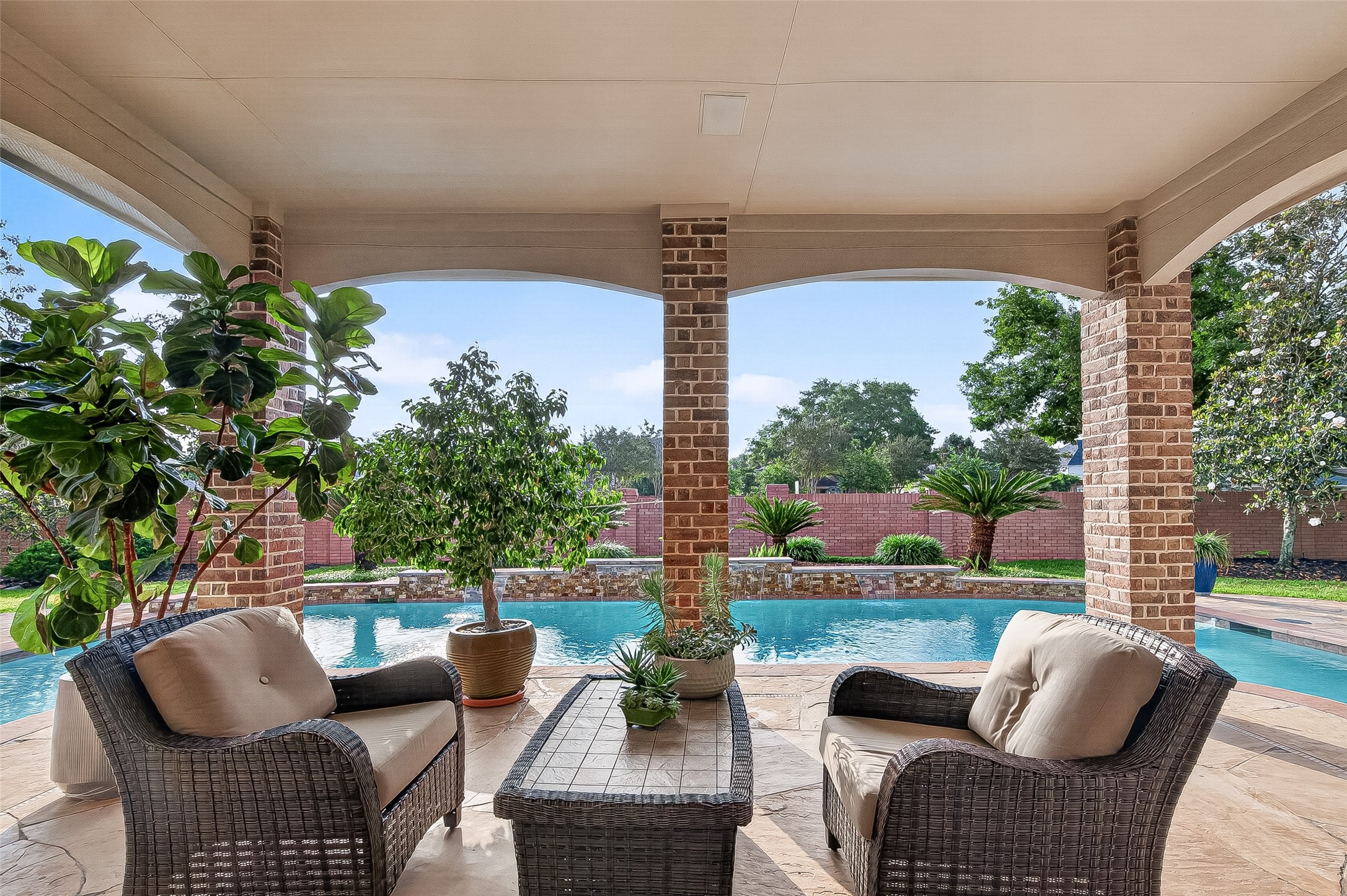 4203 Deforest Ridge Circle Katy, TX 77494 - Photo 43 of 50 Enjoy relaxing outside under an inviting covered patio with outdoor speakers