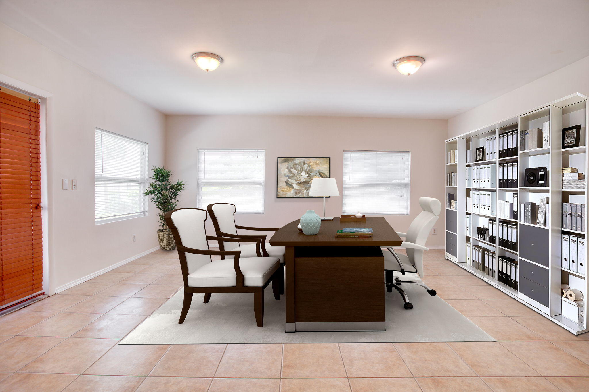 4302 Southwest Jaunt Road Port St. Lucie, FL 34953 - Photo 27 of 32 a living room with furniture a piano and a window