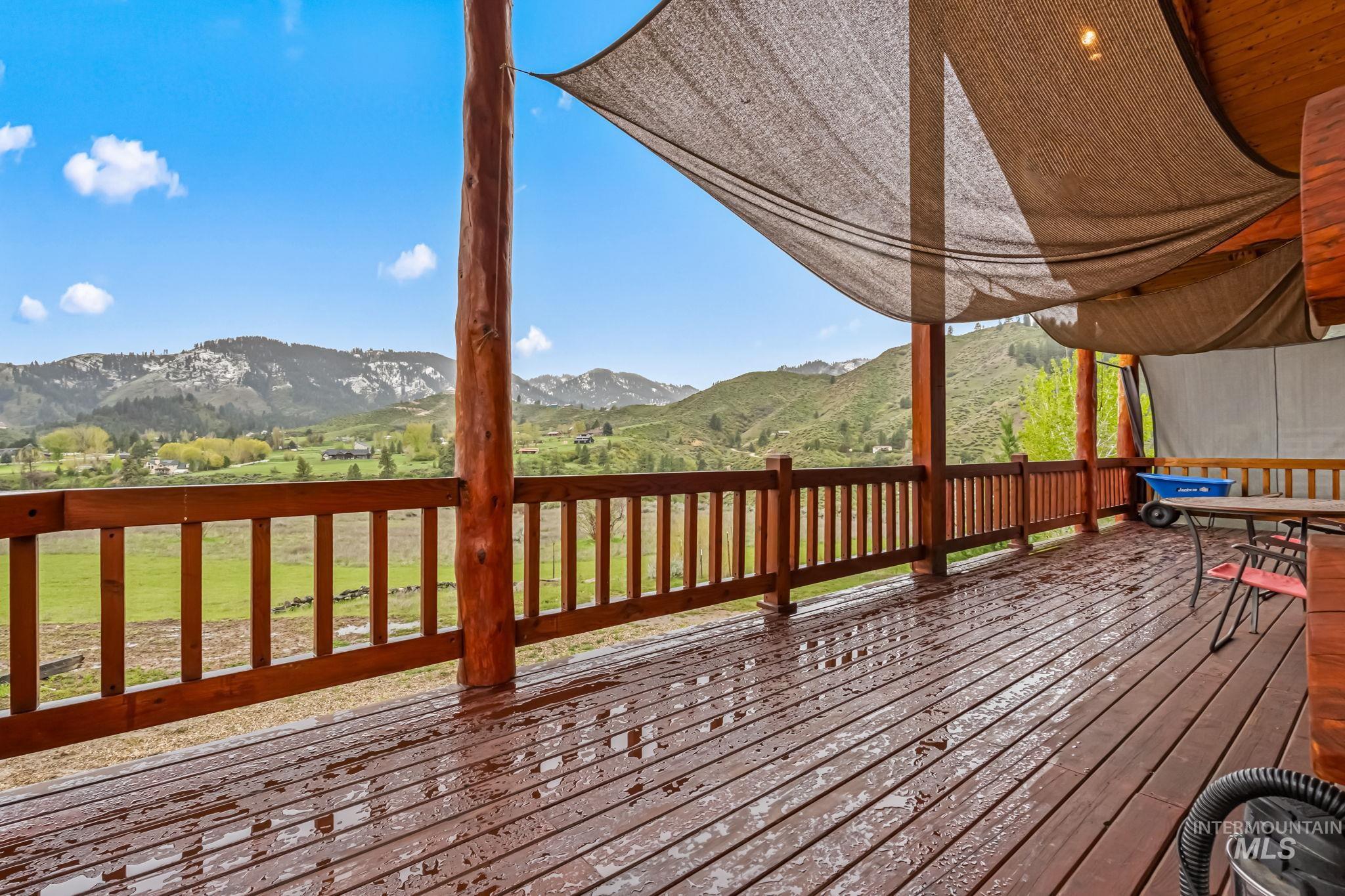 15 Rim Canyon Lane Boise, ID 83716 - Photo 4 of 31 Deck featuring a mountain view