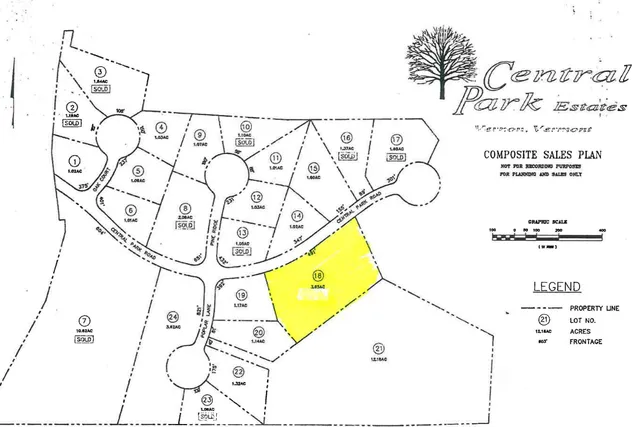 $64,900 | Lot 18 Central Park Estates, Vernon, VT 05354