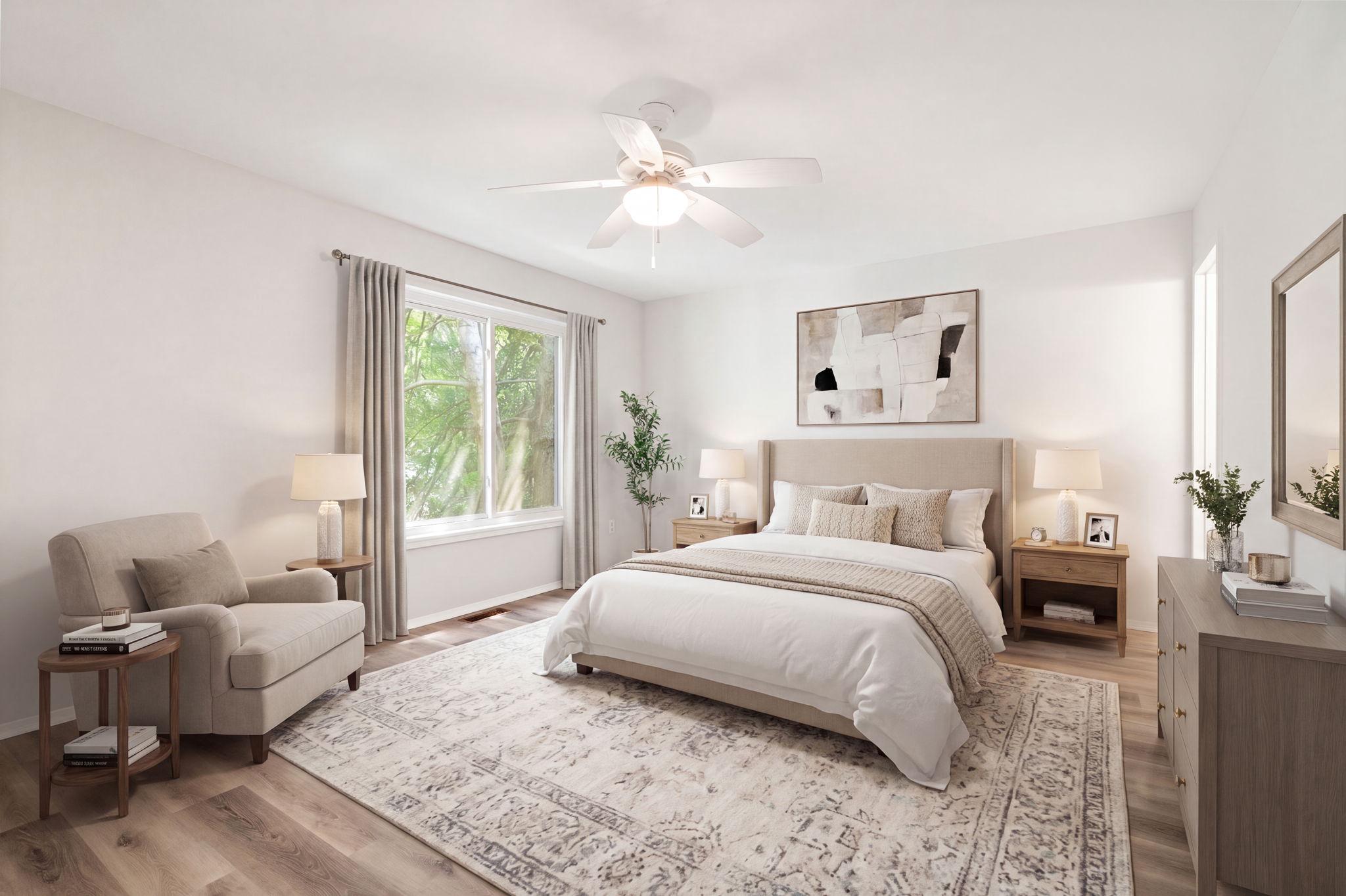 1806 Ivy Oak Square, Unit 43 Reston, VA 20190 - Photo 18 of 35 Primary Bedroom virtually staged