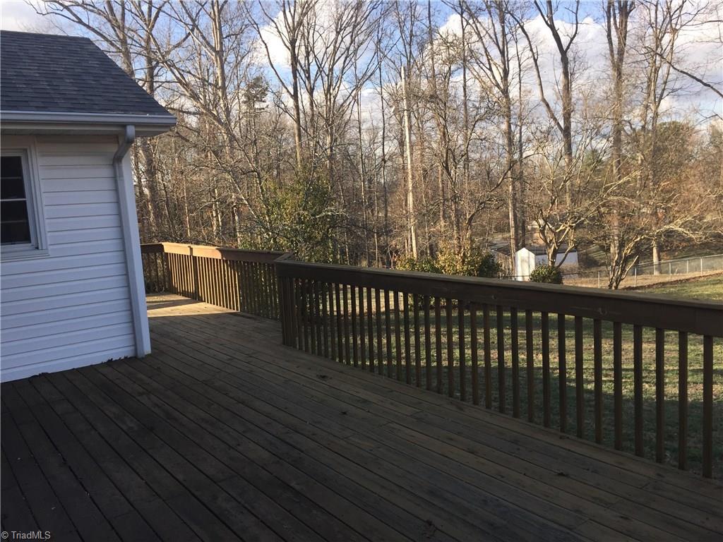 2208 Timberlake Avenue High Point, NC 27265 - Photo 17 of 18 Deck overlooking the wooded backyard