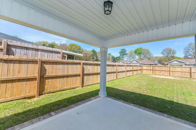 a view of outdoor space with seating area
