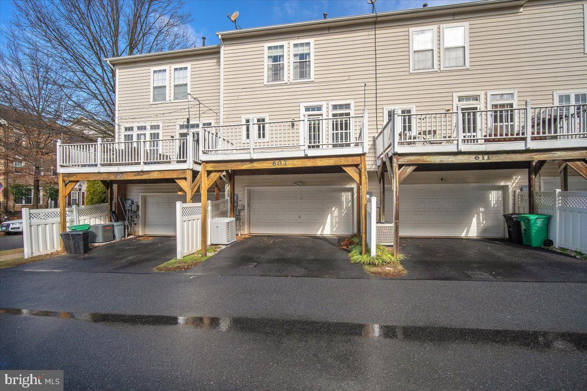 607 Gatestone Street Gaithersburg, MD 20878 - Photo 30 of 31 Back View of Townhome